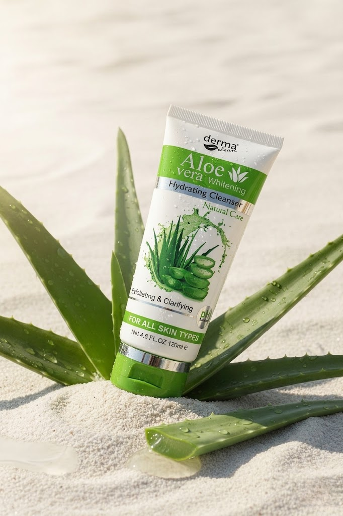 Aloevera Whitening Hydrating Cleanser Exfoliating and Clarifying