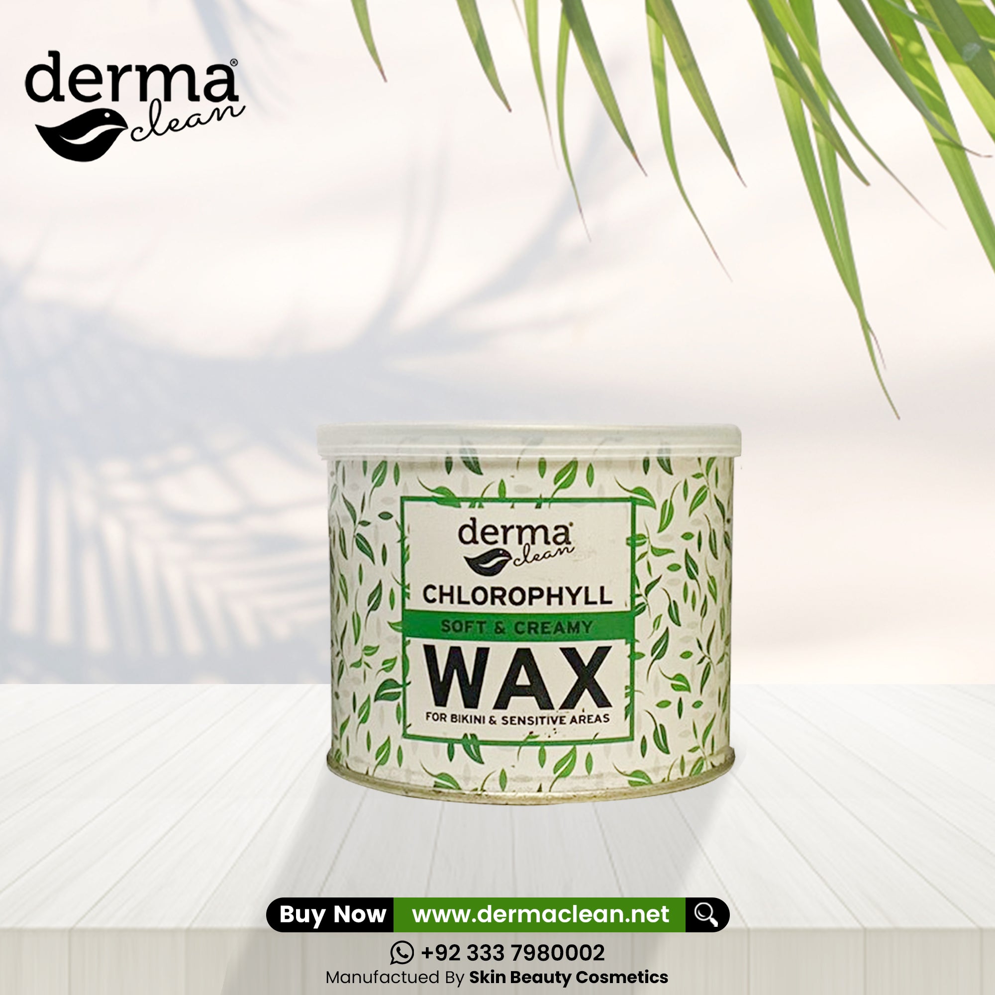 Derma Clean Chlorophyll Wax small 250 grm