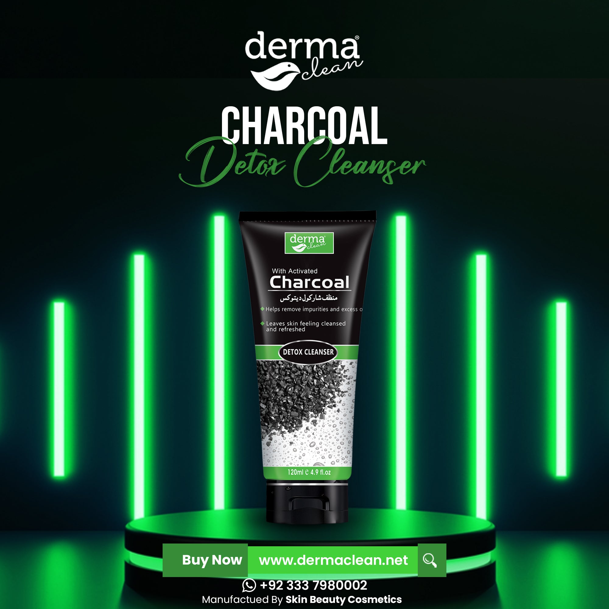 Charcoal Detox Cleanser - 120ml
