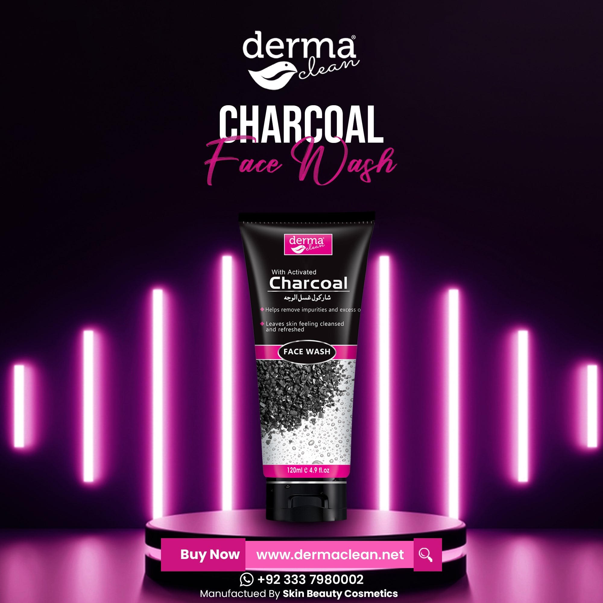 Charcoal Face Wash – 120ml