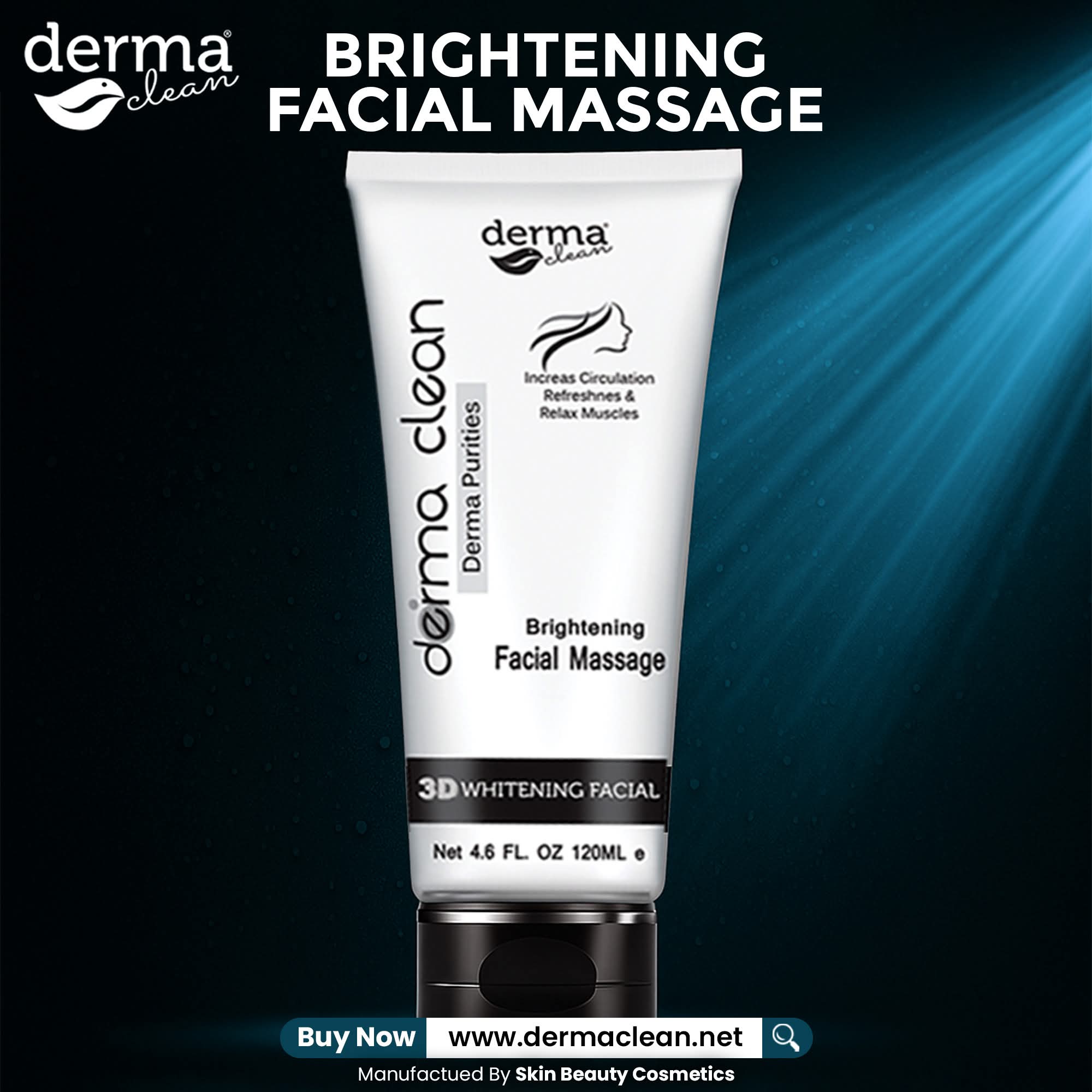 3D Brightening Facial Massage 120ml