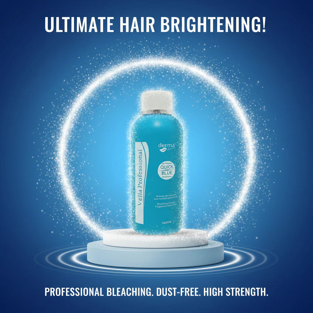 Derma Clean Quick Blue Bleaching Powder - 50grm