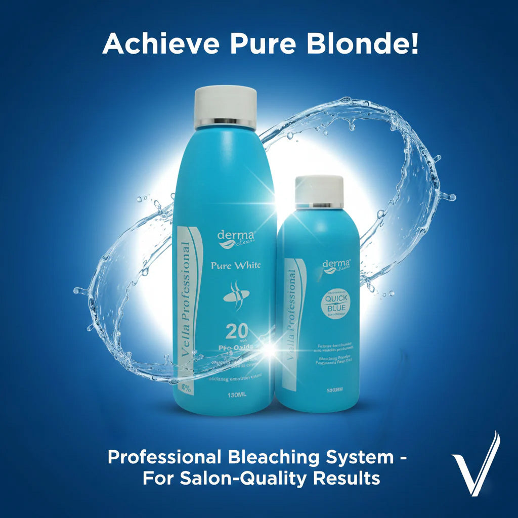 Derma Clean Pure White Bleach Set 150ml/50grm