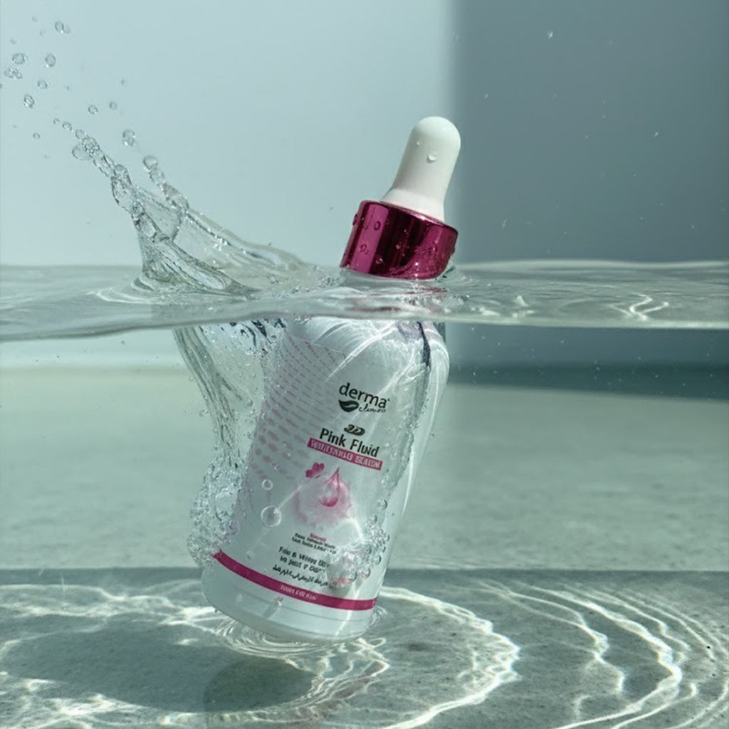 Derma clean Pink fluid serum 30ml fair & whiter in just 7 days