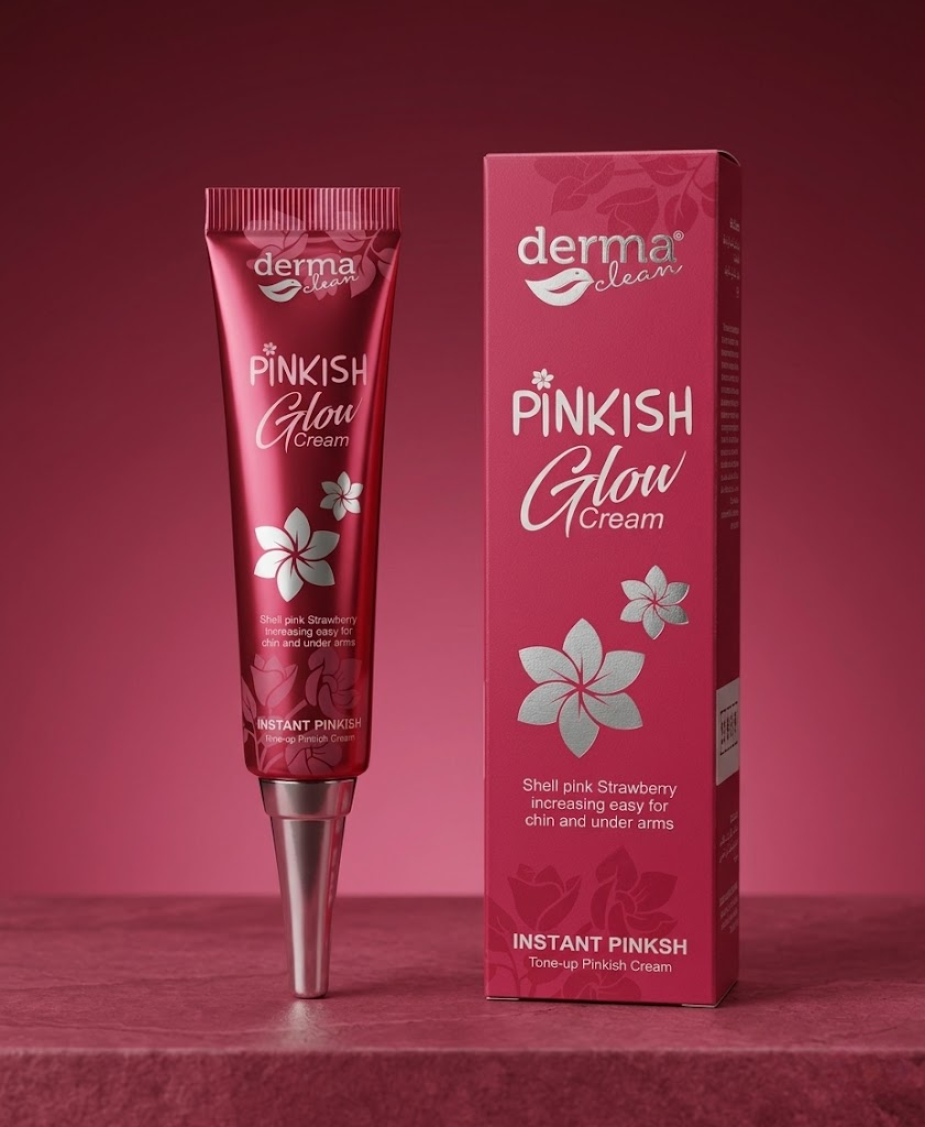 Pinkish Glow Cream tube with box